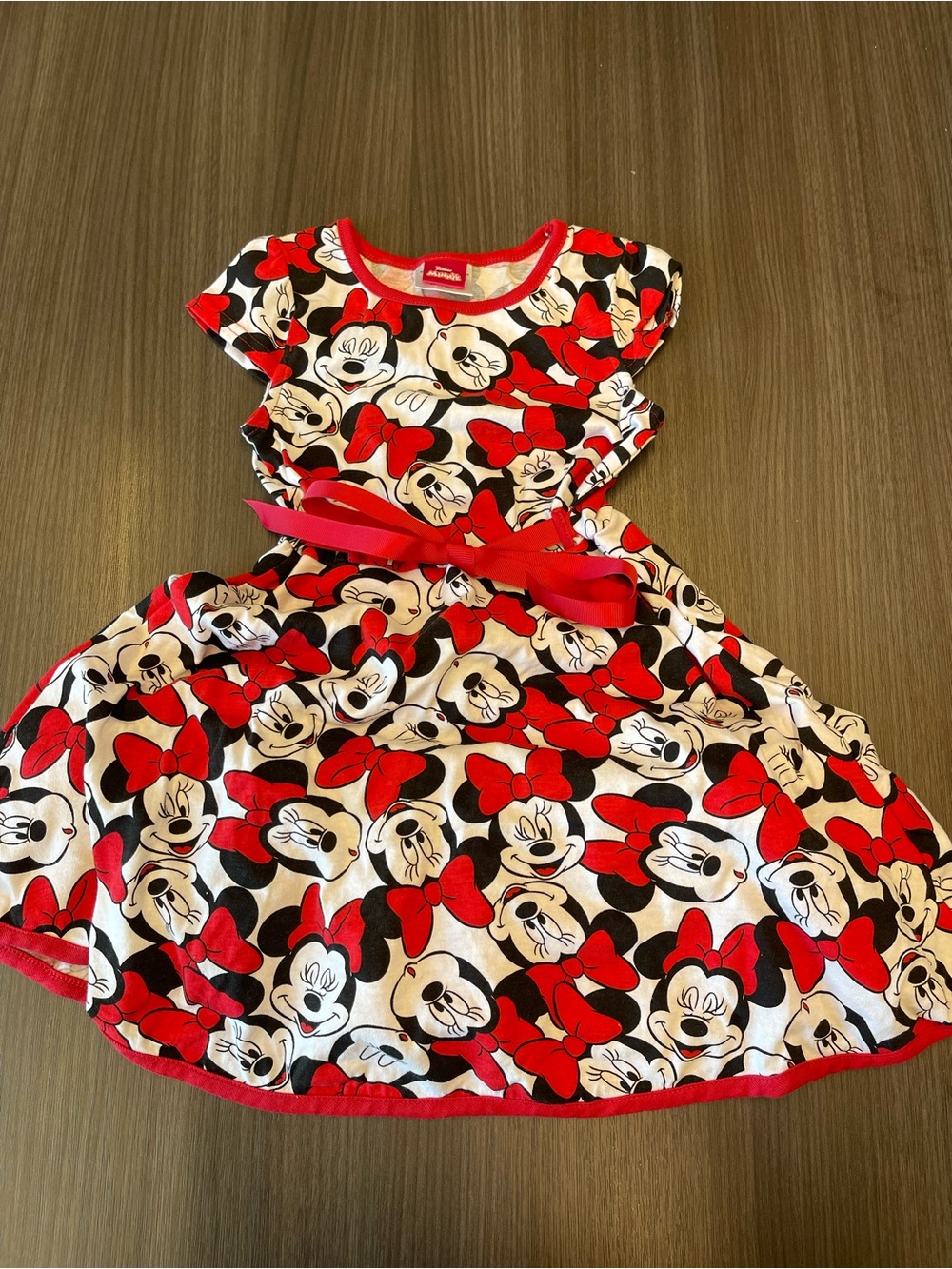 Disney Minnie Mouse Red, Black & White Twirl Dress